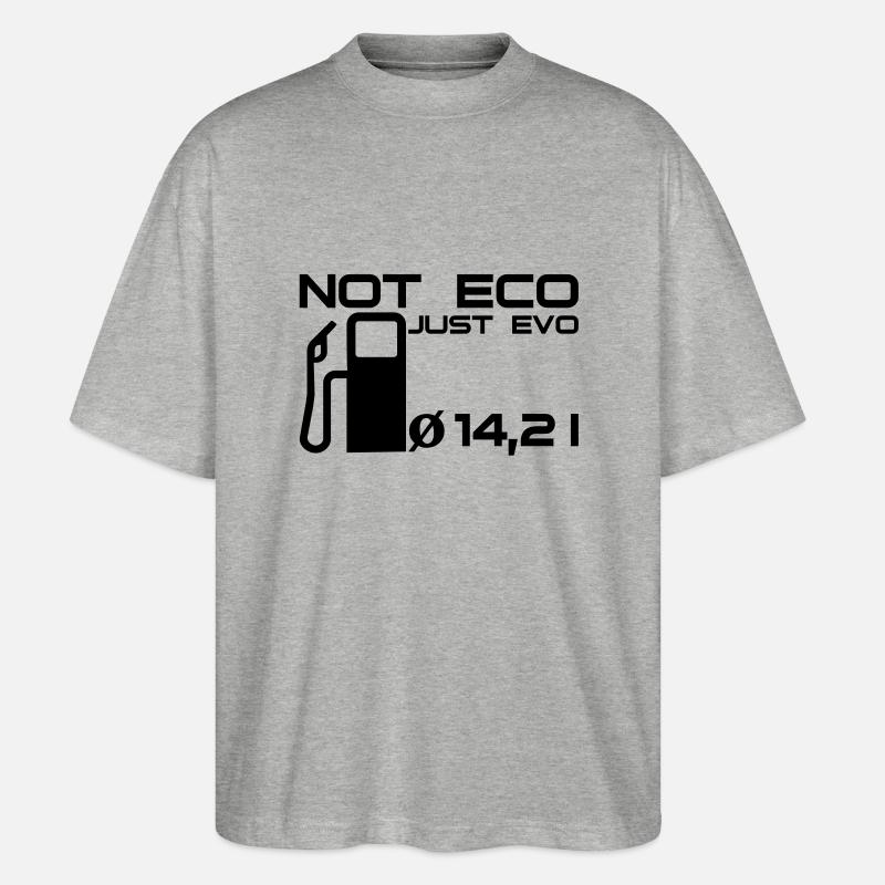 Not Eco - Just Evo - Stanley/Stella Oversized Unisex Bio T-Shirt Blaster 2.0 - Grau meliert