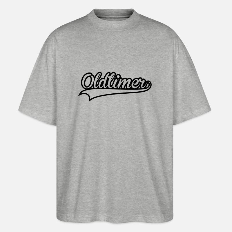 Oldtimer - Stanley/Stella Oversized Unisex Bio T-Shirt Blaster 2.0 - Grau meliert