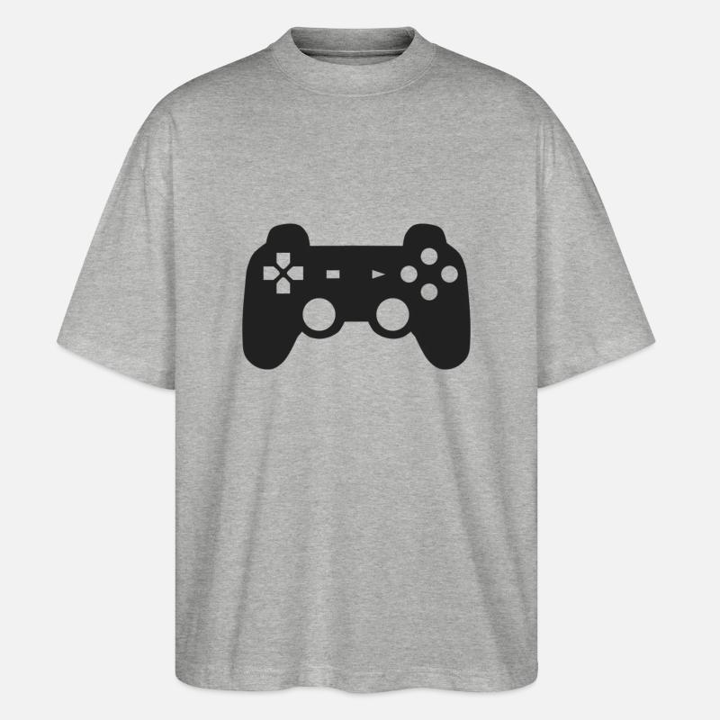Controller - Stanley/Stella Oversized Unisex Bio T-Shirt Blaster 2.0 - Grau meliert