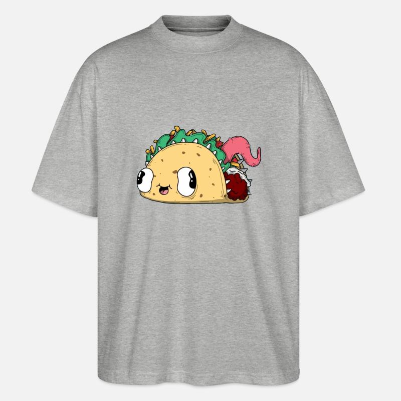 Taco - Stanley/Stella Oversized Unisex Bio T-Shirt Blaster 2.0 - Grau meliert