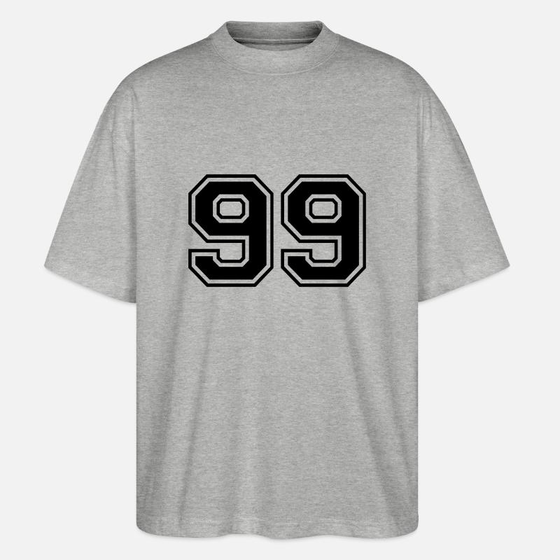 99 - Stanley/Stella Oversized Unisex Bio T-Shirt Blaster 2.0 - Grau meliert
