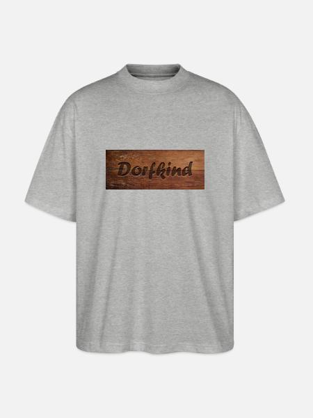 Dorfkind - Stanley/Stella Oversized Unisex Bio T-Shirt Blaster 2.0 - Grau meliert