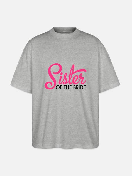 bride - Stanley/Stella Oversized Unisex Organic T-shirt Blaster 2.0 - heather grey