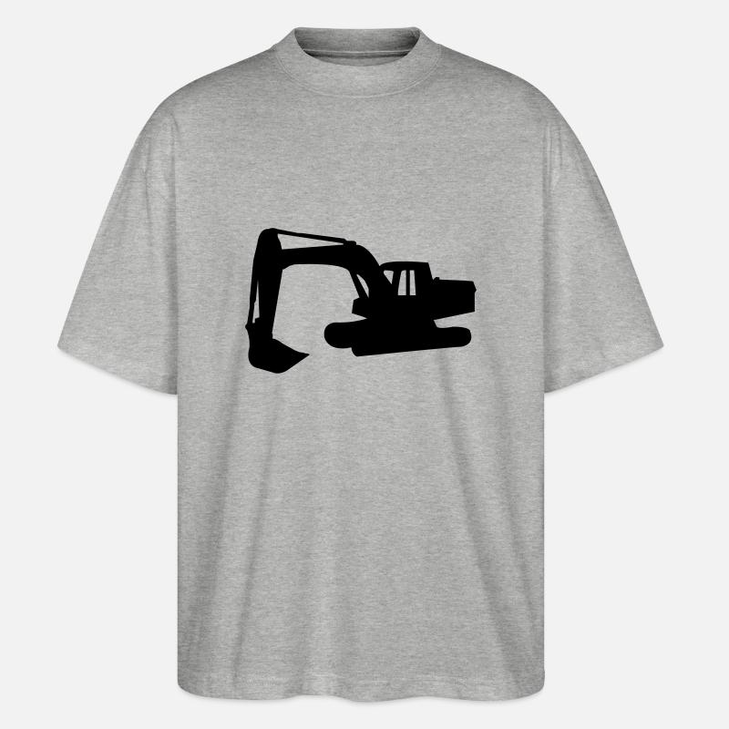 bagger - Stanley/Stella Oversized Unisex Organic T-shirt Blaster 2.0 - heather grey
