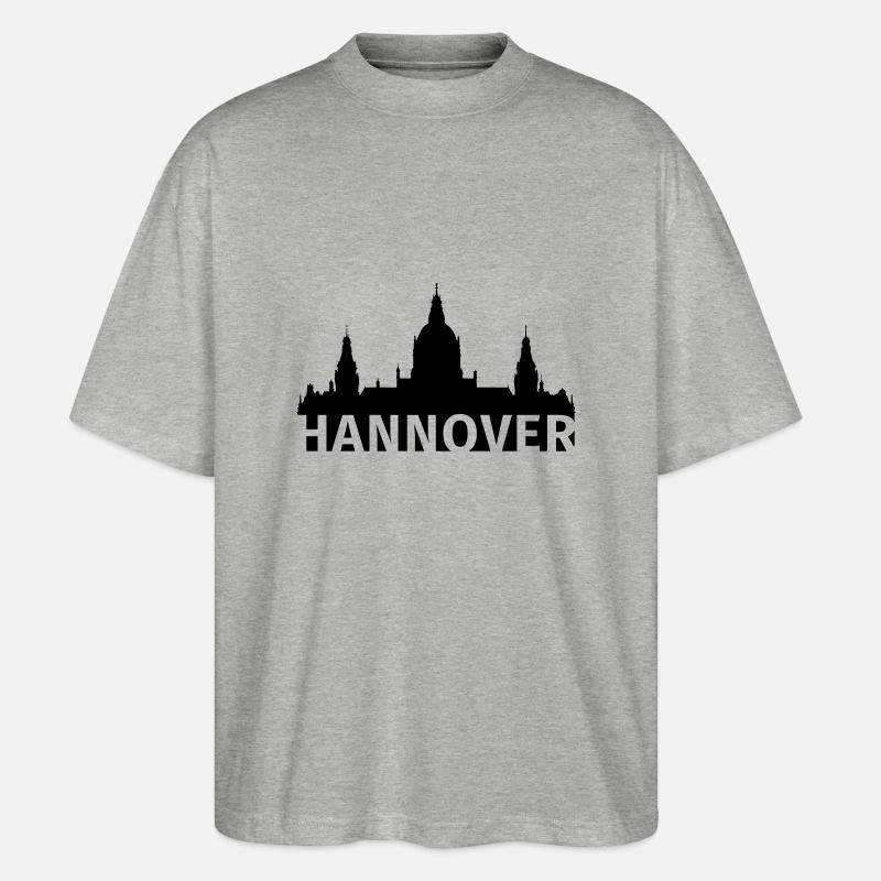 Hannover - Stanley/Stella Oversized Unisex Bio T-Shirt Blaster 2.0 - Grau meliert