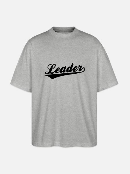 Leader - Stanley/Stella Oversized Unisex Bio T-Shirt Blaster 2.0 - Grau meliert