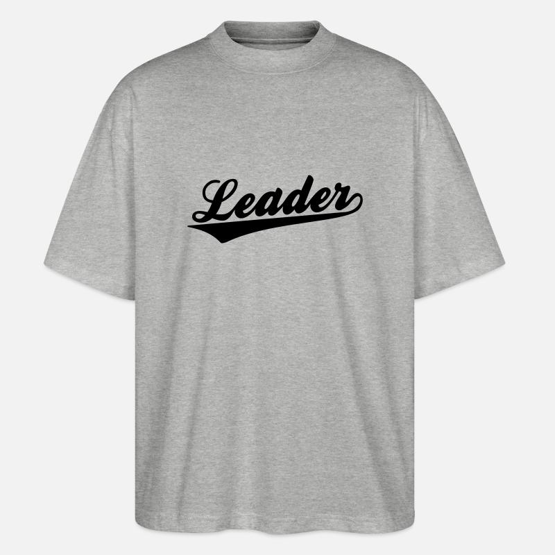 Leader - Stanley/Stella Oversized Unisex Bio T-Shirt Blaster 2.0 - Grau meliert