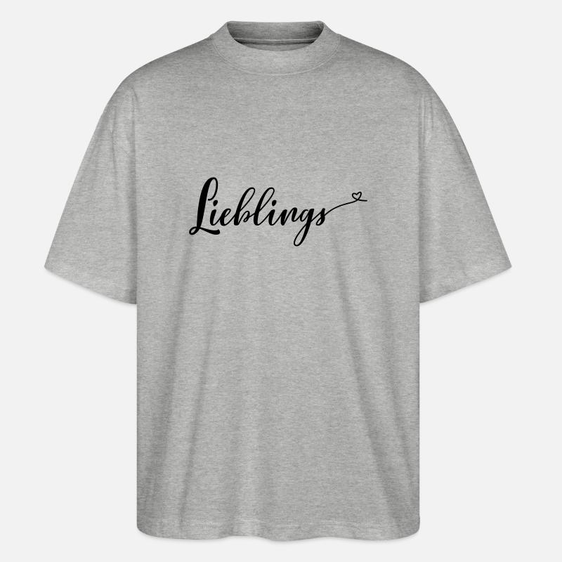 Lieblings - Stanley/Stella Oversized Unisex Bio T-Shirt Blaster 2.0 - Grau meliert