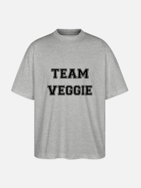 Team Veggie - Stanley/Stella Oversized Unisex Bio T-Shirt Blaster 2.0 - Grau meliert