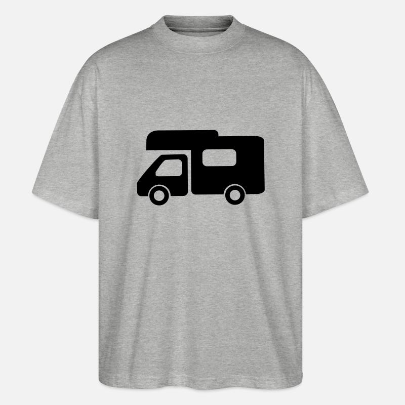 Wohnmobil - Stanley/Stella Oversized Unisex Bio T-Shirt Blaster 2.0 - Grau meliert