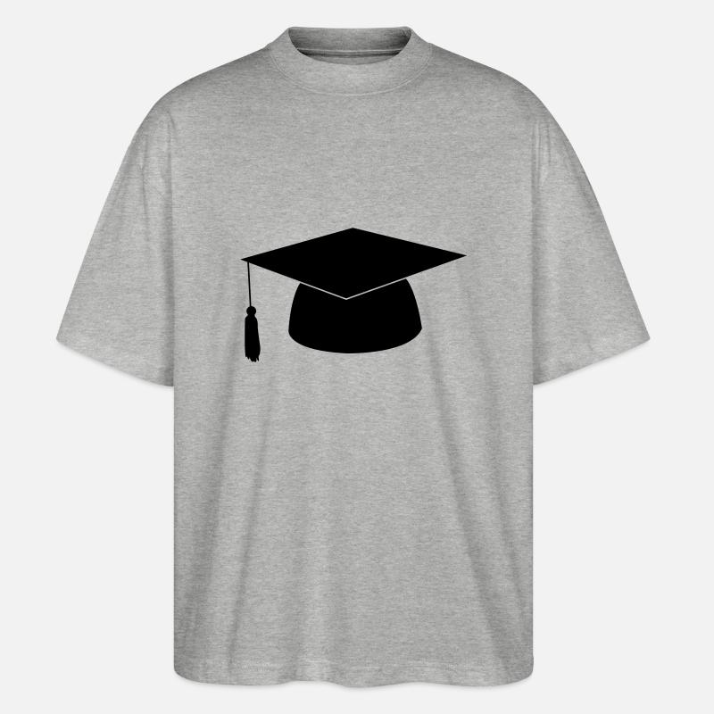 Doktorhut - Stanley/Stella Oversized Unisex Bio T-Shirt Blaster 2.0 - Grau meliert
