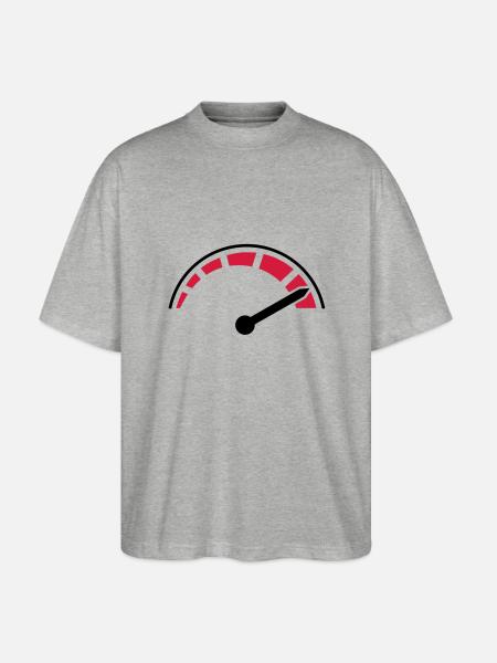 speed__f2 - Stanley/Stella Oversized Unisex Organic T-shirt Blaster 2.0 - heather grey