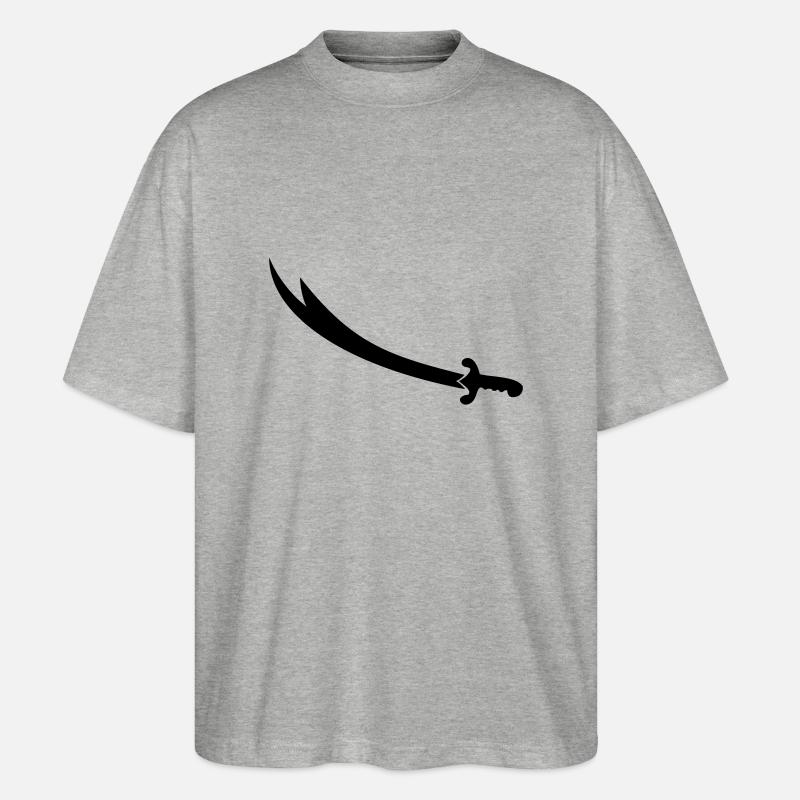 Zulfikar - Stanley/Stella Oversized Unisex Bio T-Shirt Blaster 2.0 - Grau meliert