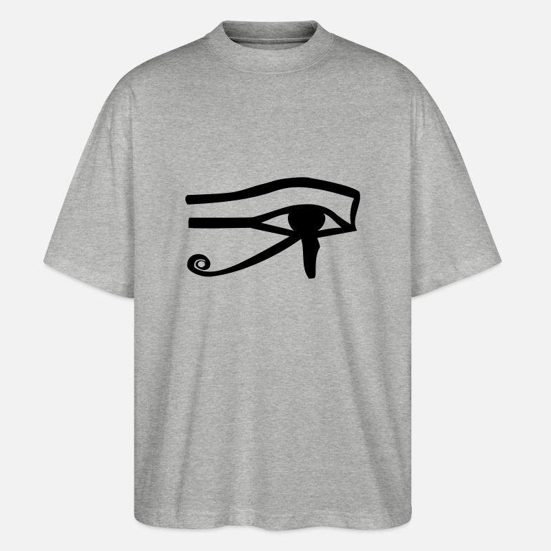 Oeil de horus - T-shirt bio Blaster 2.0 coupe oversize Stanley/Stella Unisexe - gris chiné