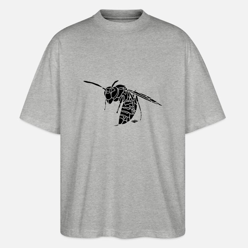 Wasp 2 - Stanley/Stella Oversized Unisex Bio T-Shirt Blaster 2.0 - Grau meliert