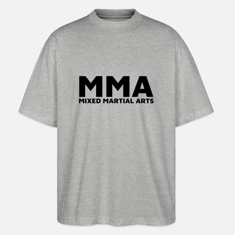 MMA - Stanley/Stella Oversized Unisex Bio T-Shirt Blaster 2.0 - Grau meliert