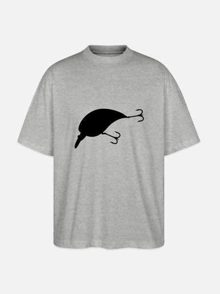 Crankbait - Stanley/Stella Oversized Unisex Bio T-Shirt Blaster 2.0 - Grau meliert