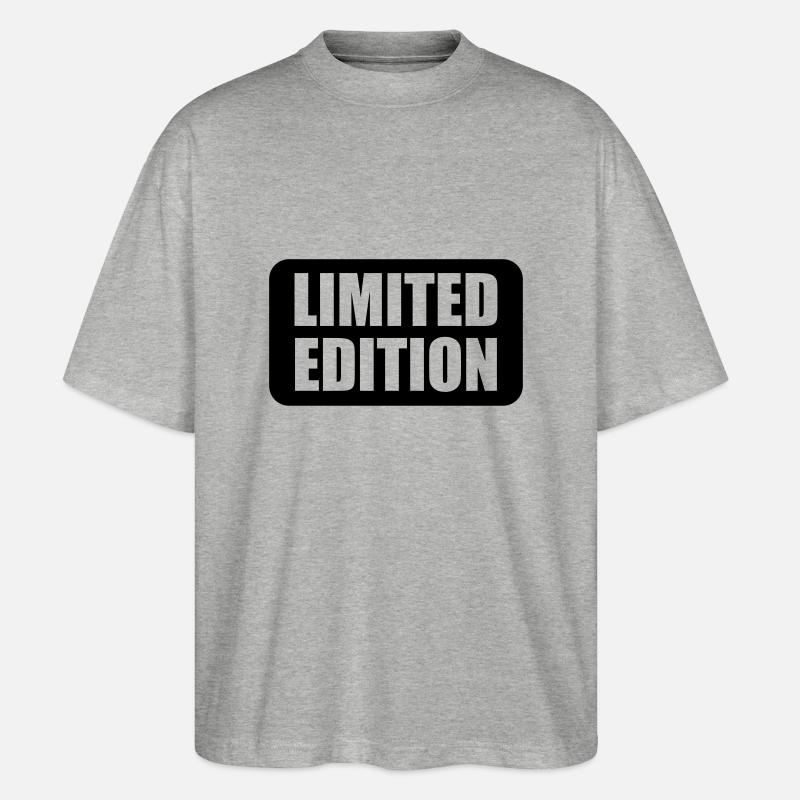 Limited Edition - Edition Limitée - Symbole - T-shirt bio Blaster 2.0 coupe oversize Stanley/Stella Unisexe - gris chiné