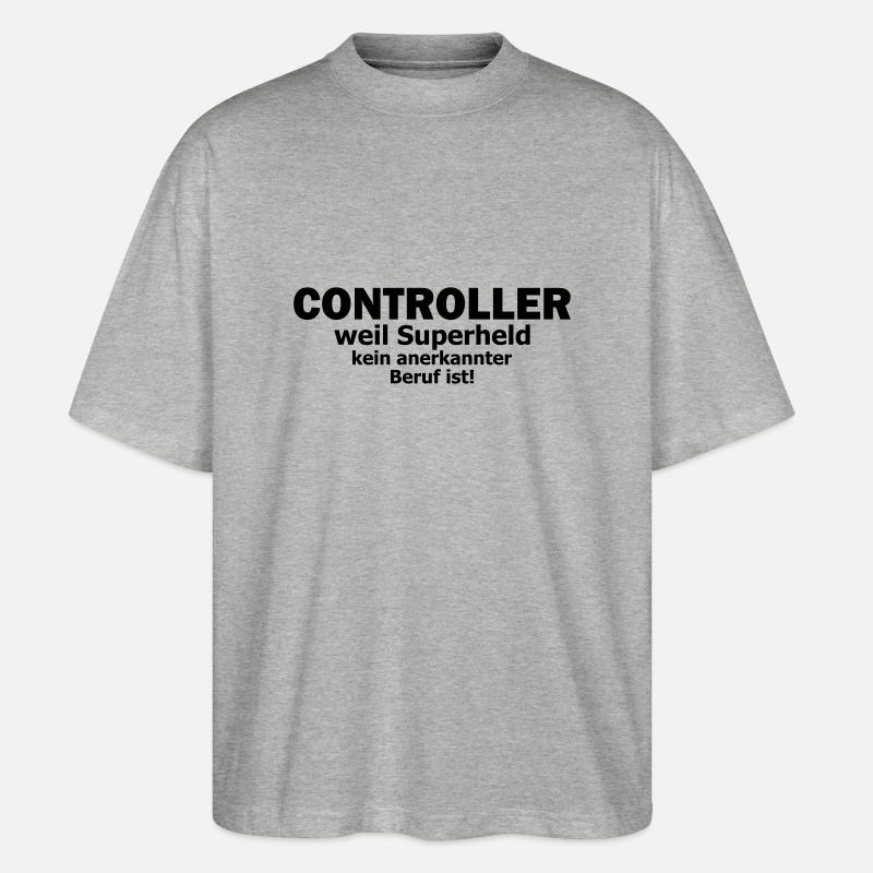 controller - Stanley/Stella Oversized Unisex Bio T-Shirt Blaster 2.0 - Grau meliert