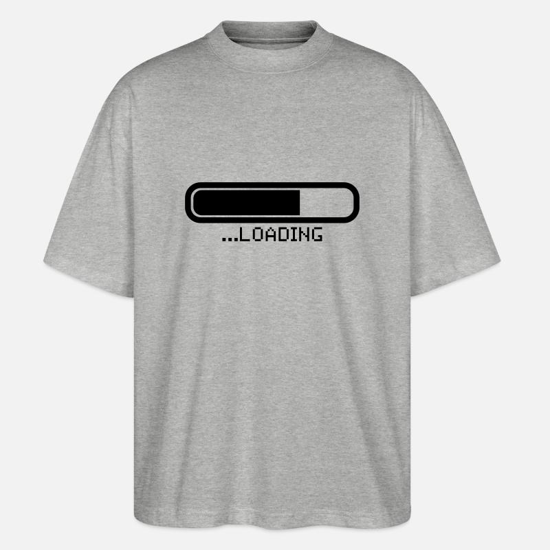 loading_gl1 - Stanley/Stella Oversized Unisex Bio T-Shirt Blaster 2.0 - Grau meliert