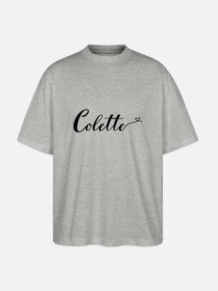 colette - T-shirt bio Blaster 2.0 coupe oversize Stanley/Stella Unisexe - gris chiné