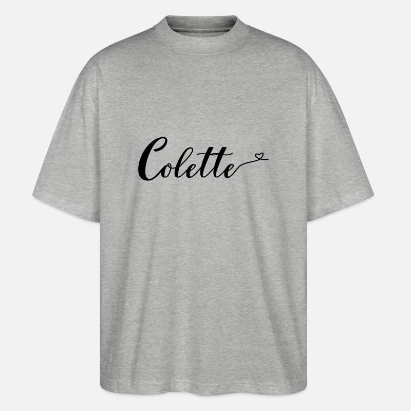 colette - T-shirt bio Blaster 2.0 coupe oversize Stanley/Stella Unisexe - gris chiné