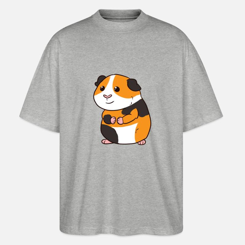 Cochon d'Inde - T-shirt bio Blaster 2.0 coupe oversize Stanley/Stella Unisexe - gris chiné
