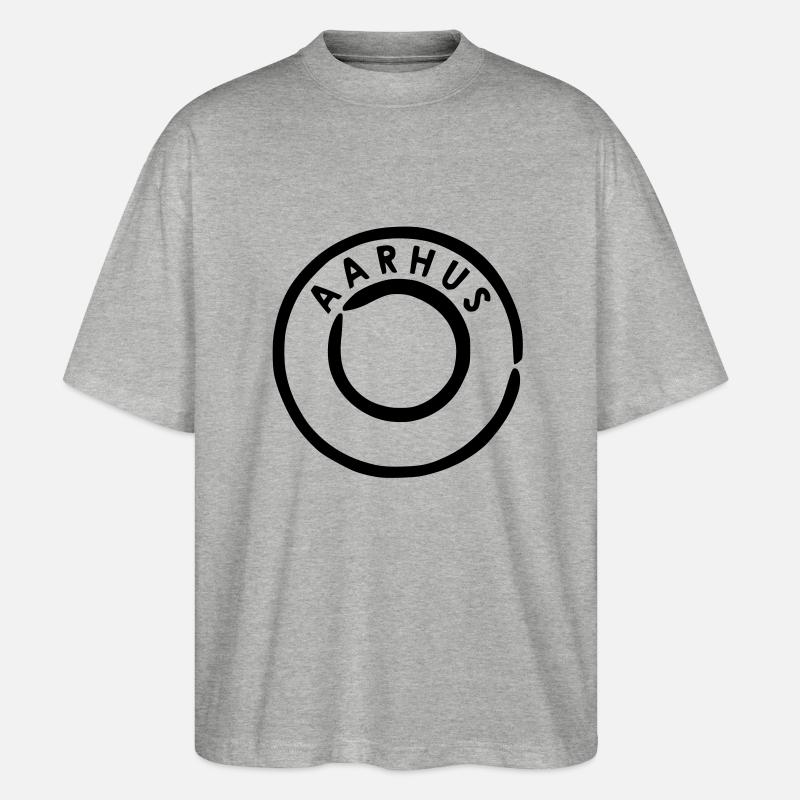 Aarhus - Stanley/Stella Oversized Unisex Bio T-Shirt Blaster 2.0 - Grau meliert