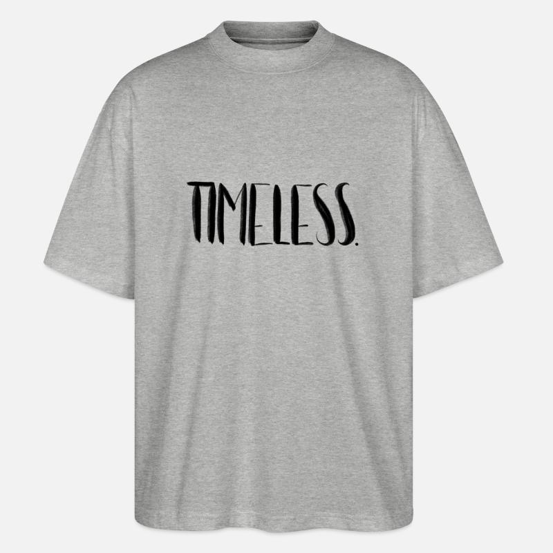 Timeless - Stanley/Stella Oversized Unisex Bio T-Shirt Blaster 2.0 - Grau meliert