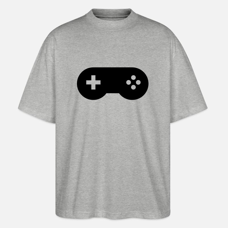 Controller 2 - Stanley/Stella Oversized Unisex Organic T-shirt Blaster 2.0 - heather grey