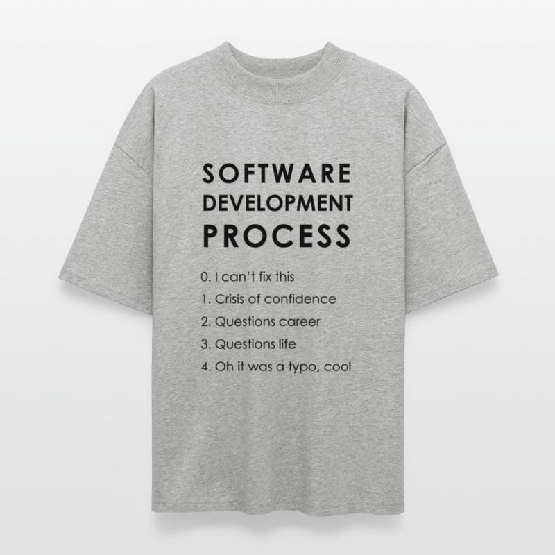 Software Development Process Stanley/Stella Oversized Unisex Organic T-shirt Blaster 2.0