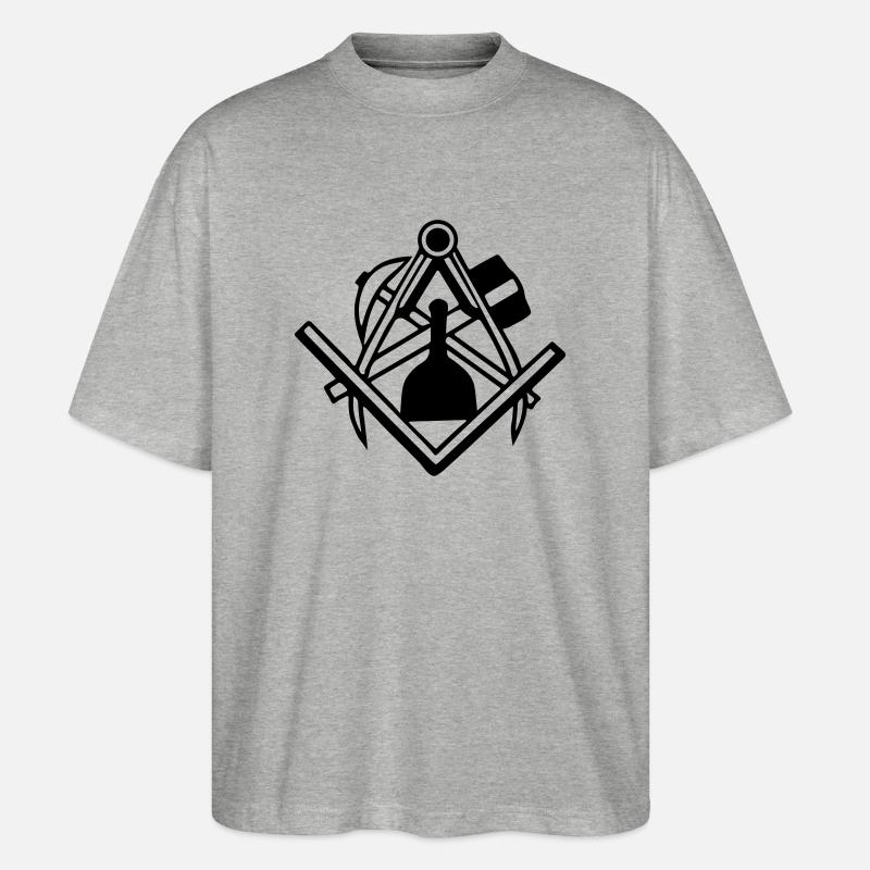 Bildhauer - Stanley/Stella Oversized Unisex Bio T-Shirt Blaster 2.0 - Grau meliert