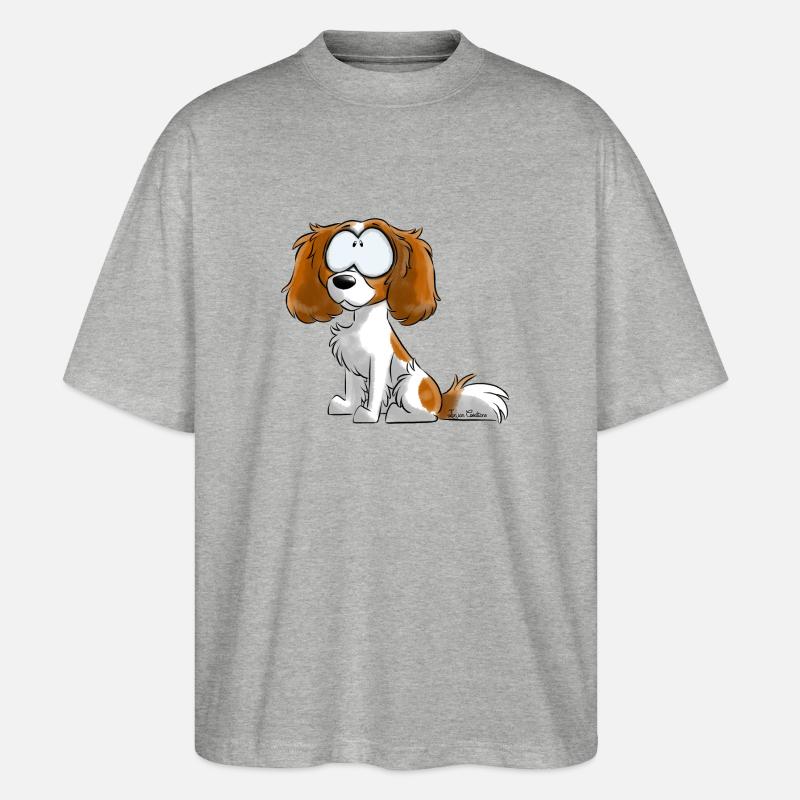 Je Suis CKC - Blanc Feu - T-shirt bio Blaster 2.0 coupe oversize Stanley/Stella Unisexe - gris chiné