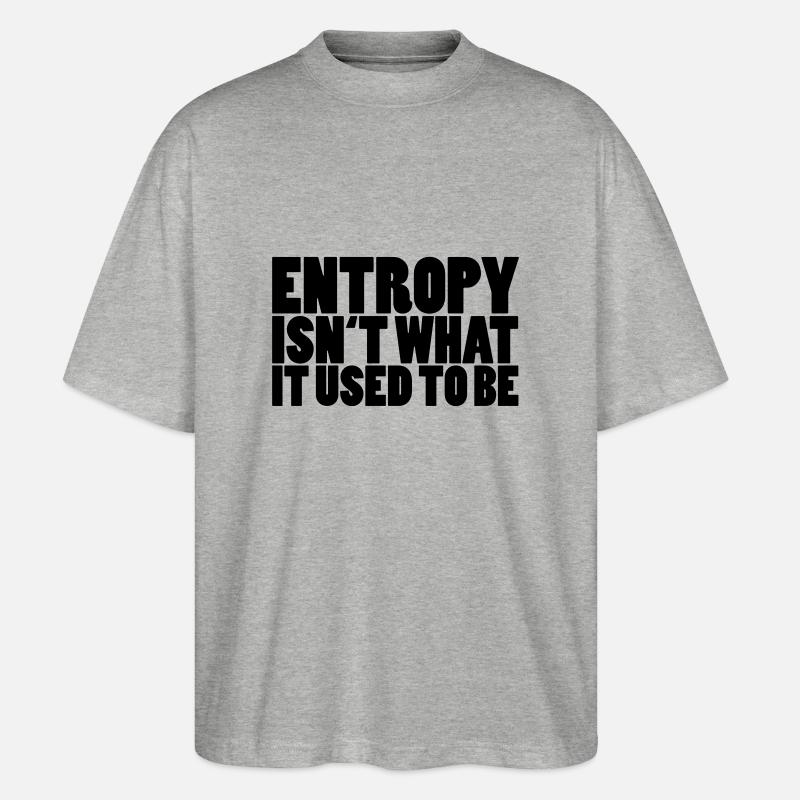 Entropy - Stanley/Stella Oversized Unisex Bio T-Shirt Blaster 2.0 - Grau meliert