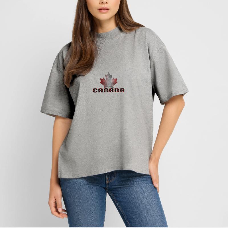 Canada maple leaf - Canada maple leaf Stanley/Stella Oversized Unisex Organic T-shirt Blaster 2.0