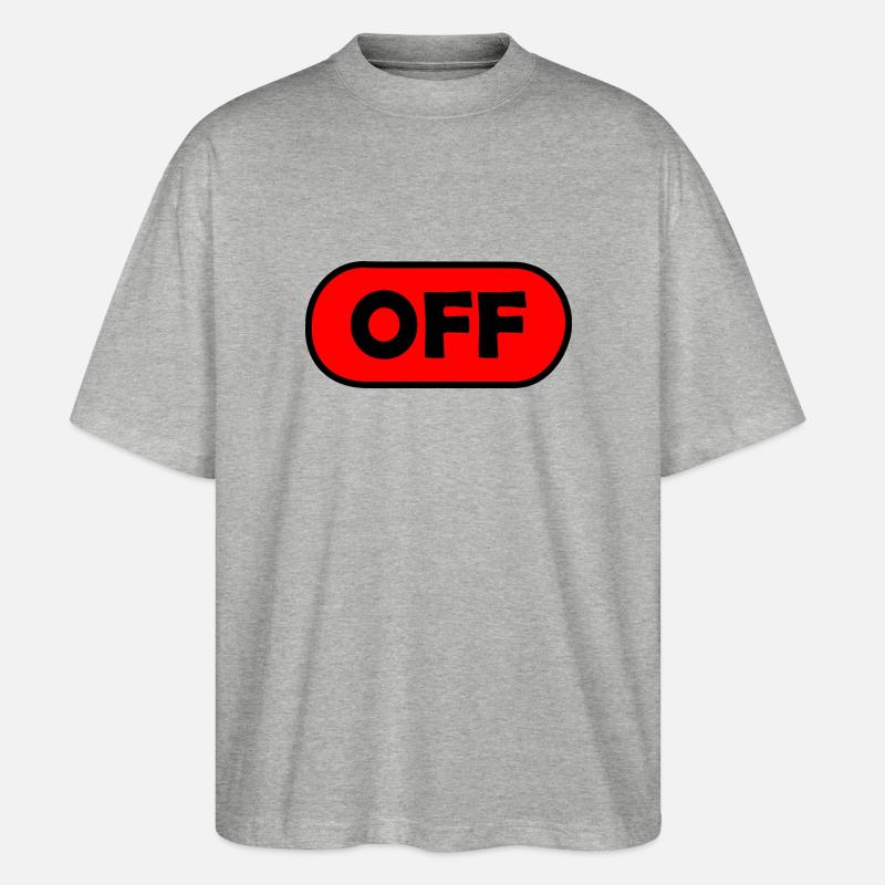 Off Design - Stanley/Stella Oversized Unisex Bio T-Shirt Blaster 2.0 - Grau meliert