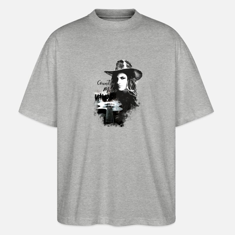 kl_linedance64 T-Shirts - Stanley/Stella Oversized Unisex Bio T-Shirt Blaster 2.0 - Grau meliert