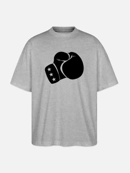 Boxe gant de boxe - T-shirt bio Blaster 2.0 coupe oversize Stanley/Stella Unisexe - gris chiné