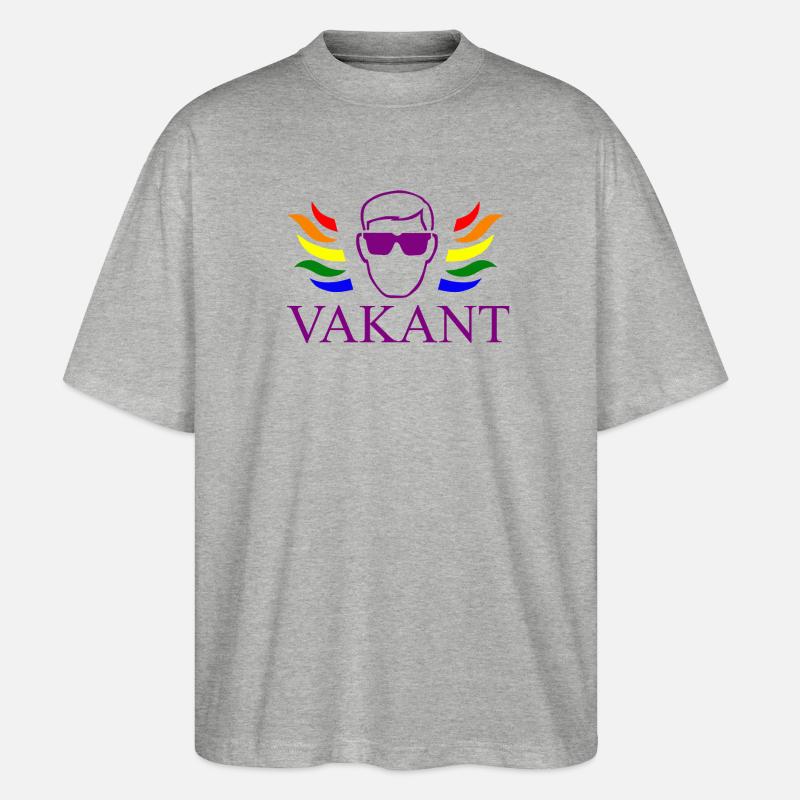 Vakant / Vacant Typ - Stanley/Stella Oversized Unisex Bio T-Shirt Blaster 2.0 - Grau meliert