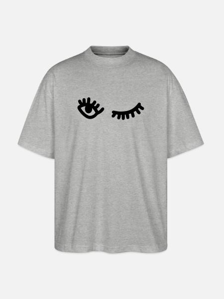 Wink - Stanley/Stella Oversized Unisex Organic T-shirt Blaster 2.0 - heather grey