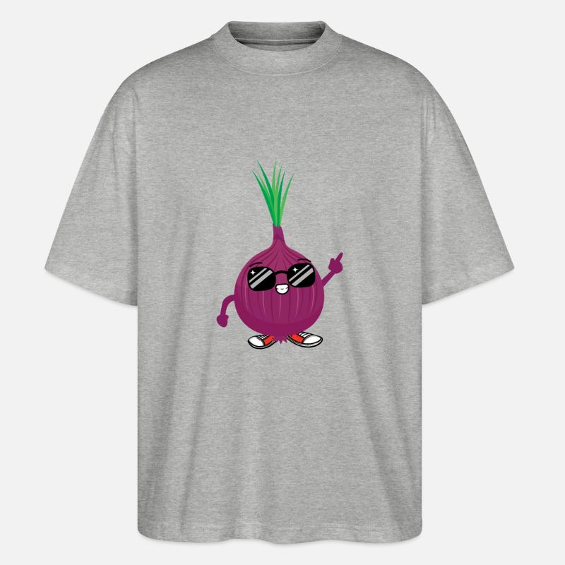 Oignon cool - T-shirt bio Blaster 2.0 coupe oversize Stanley/Stella Unisexe - gris chiné