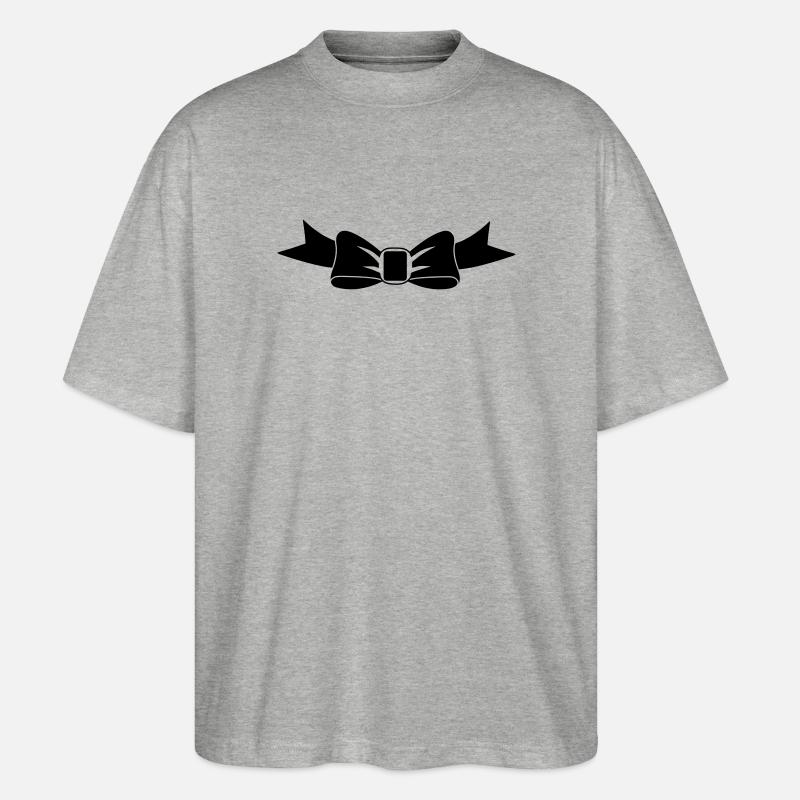 Fliege - Stanley/Stella Oversized Unisex Bio T-Shirt Blaster 2.0 - Grau meliert