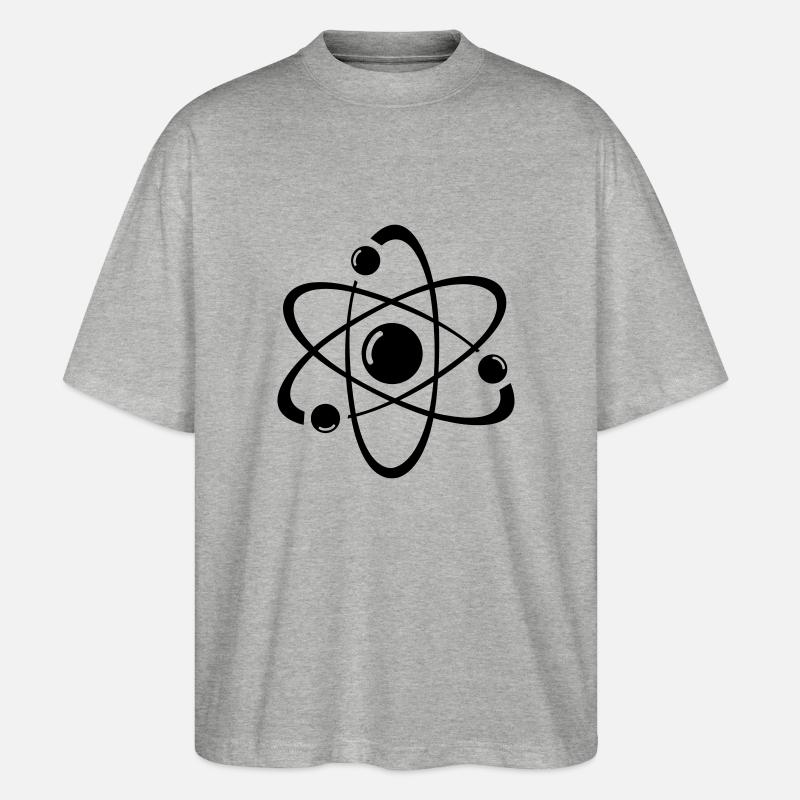 atom - Stanley/Stella Oversized Unisex Organic T-shirt Blaster 2.0 - heather grey