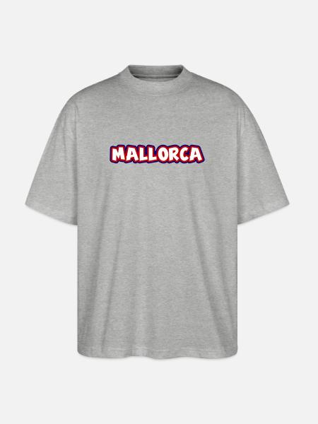 Mallorca - Stanley/Stella Oversized Unisex Bio T-Shirt Blaster 2.0 - Grau meliert