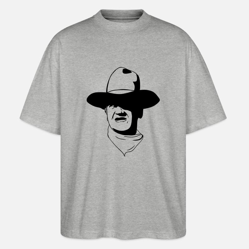wayne - Stanley/Stella Oversized Unisex Bio T-Shirt Blaster 2.0 - Grau meliert