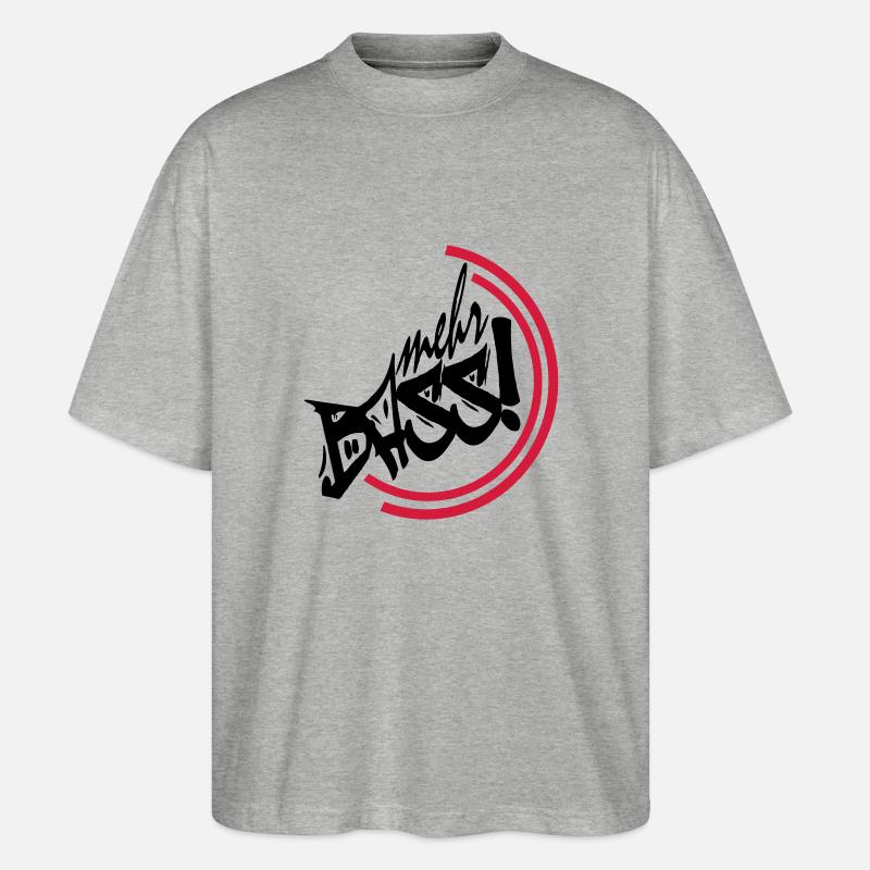 plus basse - T-shirt bio Blaster 2.0 coupe oversize Stanley/Stella Unisexe - gris chiné