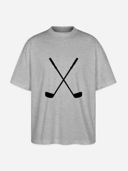 golf__f1 - Stanley/Stella Oversized Unisex Organic T-shirt Blaster 2.0 - heather grey