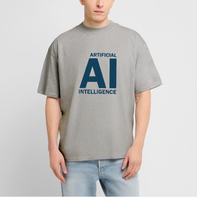 Artificial Intelligence - Artificial Intelligence Stanley/Stella Oversized Unisex Organic T-shirt Blaster 2.0
