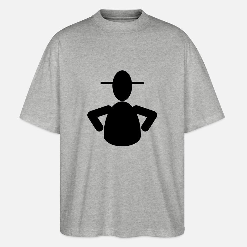 Sergeant - Stanley/Stella Oversized Unisex Bio T-Shirt Blaster 2.0 - Grau meliert