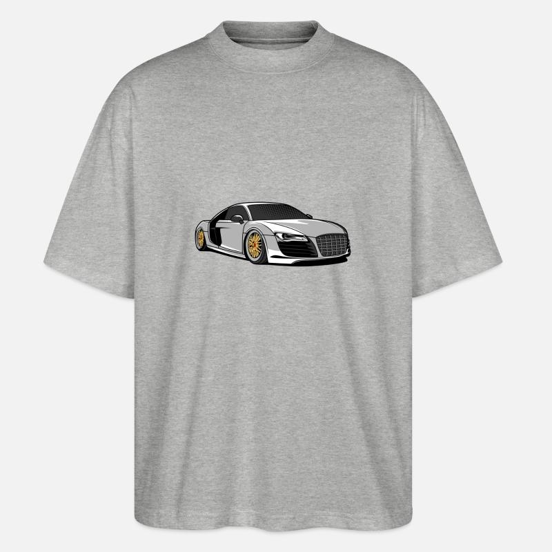Low Racing Carr - T-shirt bio Blaster 2.0 coupe oversize Stanley/Stella Unisexe - gris chiné